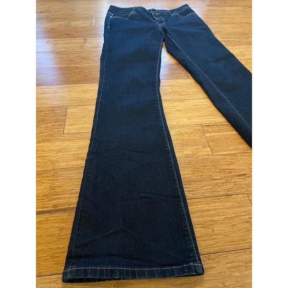 EUC Liverpool Lucy Bootcut Jeans Dark Wash Denim Women’s Size 4‎ Flare Trendy - Picture 3 of 7